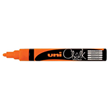 Uni Chalk Marker 1.8-2.5mm Bullet Tip Fluoro Orange PWE5M
